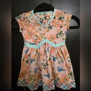 Matilda Jane Friends Forever Sienna Dress Size 2 In Excellent Condition